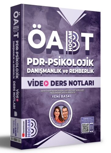 2024 ÖABT PDR - Psikolojik Danışmanlık ve Rehberlik Video Ders Notları