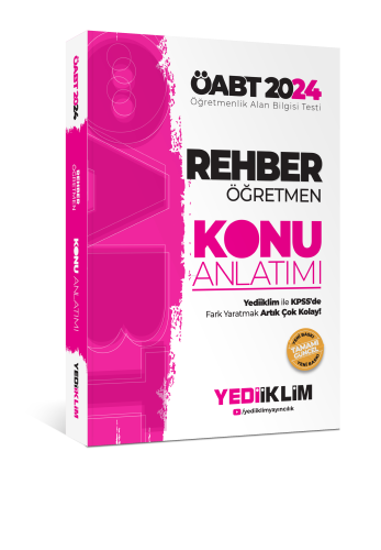 2024 ÖABT Rehberlik Konu Anlatımı | Kolektif | Yediiklim Yayıncılık