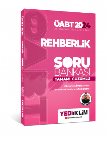 2024 ÖABT Rehberlik Tamamı Çözümlü Soru Bankası | Hasan Sanlı | Yediik