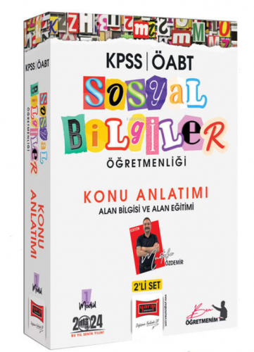 2024 ÖABT Sosyal Bilgiler Öğretmenliği Konu Anlatımı 2'li Set (Alan Bi