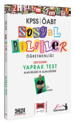 2024 ÖABT Sosyal Bilgiler Öğretmenliği Yaprak Test (Alan Bilgisi ve Al