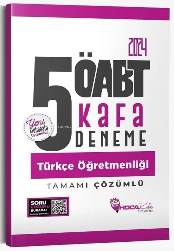 2024 ÖABT Türkçe Öğretmenliği 5 Kafa Deneme Çözümlü | Kolektif | Hoca 