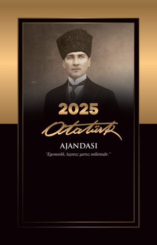 2025 Atatürk Ajandası - Kalpaklı | Kolektif | Mor Kelebek