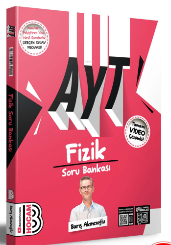 2024 AYT Fizik Soru Bankası | Barış Akıncıoğlu | Benim Hocam Yayınları