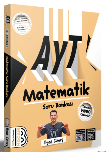 2024 AYT Matematik Tamamı Video Çözümlü Soru Bankası | İlyas Güneş | B