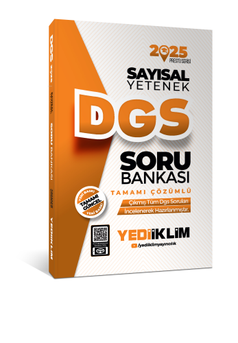 2025 DGS Sayısal Yetenek Tamamı Çözümlü Soru Bankası | Kolektif | Yedi