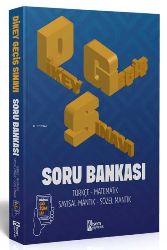 2025 İsem Dgs Sayısal, Sözel, Mantık Soru Bankası | Kolektif | İsem Ya