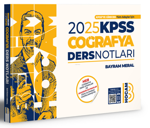 2024 KPSS Coğrafya Video Ders Notları | Bayram Meral | Benim Hocam Yay