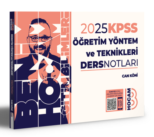 2024 KPSS Eğitim Bilimleri Öğretim Yöntem ve Teknikleri | Can Köni | B