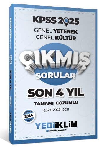 2025 KPSS Genel Yetenek Genel Kültür Son 4 Yıl Tamamı Çözümlü Çıkmış S