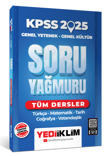 2025 KPSS Genel Yetenek Genel Kültür Tüm Dersler Soru Yağmuru | Kolekt