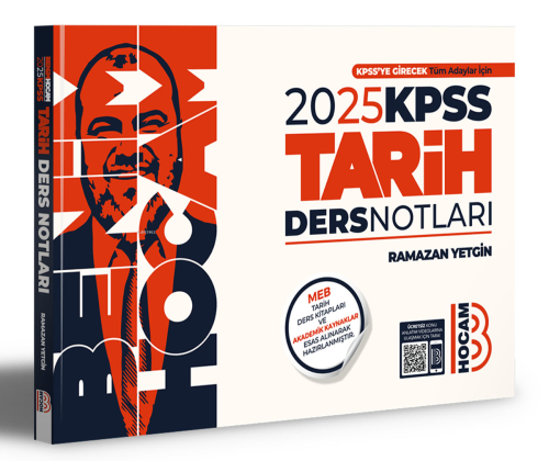 2024 KPSS Tarih Ders Notları | Ramazan Yetgin | Benim Hocam Yayınları