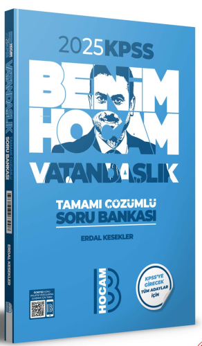 2023 KPSS Vatandaşlık Tamamı Çözümlü Soru Bankası | Erdal Kesekler | B