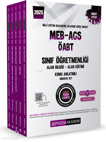 2025 MEB-AGS-ÖABT Sınıf Öğretmenliği Konu Anlatımlı Set (5 Kitap) | Ko