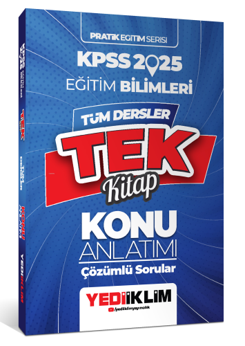 2025 Pratik Eğitim Serisi Tüm Dersler Eğitim Bilimleri Tek Kitap Konu 