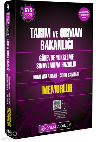 2025 Tarım ve Orman Bakanlığı Görevde Yükselme Sınavlarına Hazırlık Ko