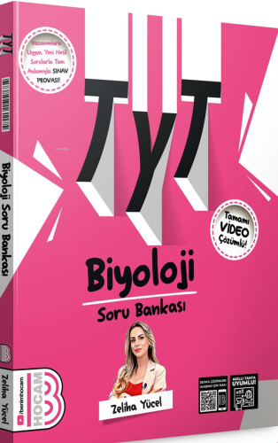 2025 TYT Biyoloji Tamamı Video Çözümlü Soru Bankası | Zeliha Yücel | B