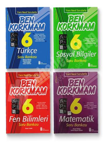 Ben Korkmam 6. Sınıf Eğitim Seti 4 Kitap | | Ata Yayınları