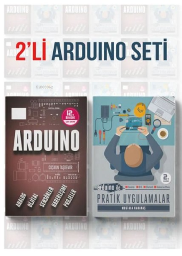 2'li Arduino Eğitim Seti - 2 Kitap Takım | Coşkun Taşdemir | Dikeyekse