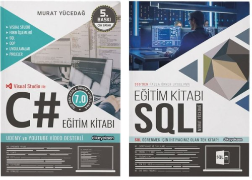 2'li C# ve SQL Egitim Seti (2 Kitap) | Murat Yücedağ | Dikeyeksen Yayı