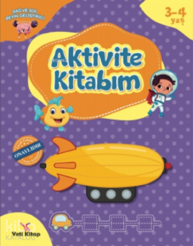 3-4 Yaş Aktivite Kitabı | Feyyaz Ulaş | Yeti Kitap