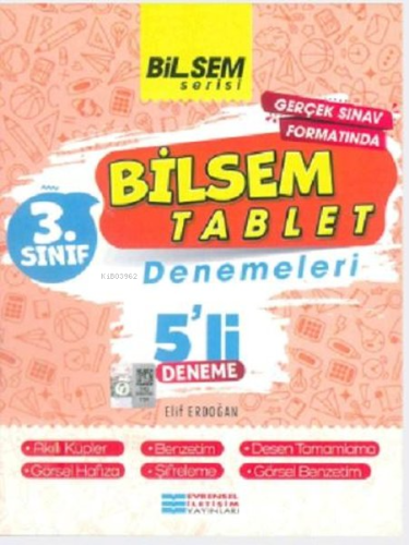 3.Sınıf Bilsem Tablet 5'li Deneme | Kolektif | Evrensel İletişim Yayın