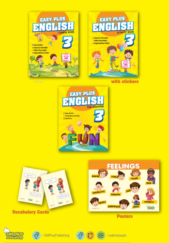 3. Sınıf Easy Plus English Set(Full Set Kartlı) | Kolektif | SM Plus P