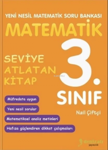 3. Sınıf Matematik Seviye Atlatan Soru Bankası | Nail Çiftçi | Denizat