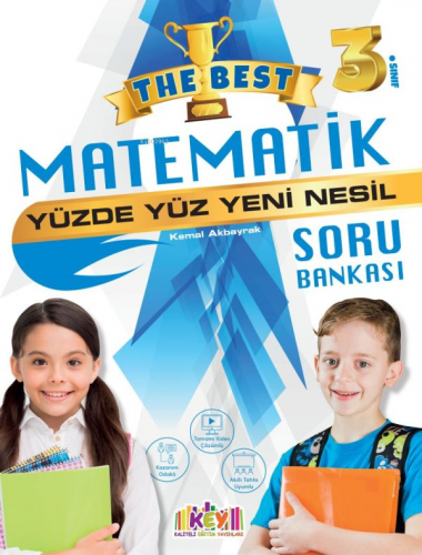 3. Sınıf The Best Matematik Yüzde Yüz Yeni Nesil Soru Bankası | Kemal 