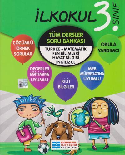 3. Sınıf Tüm Dersler Soru Bankası Evrensel İletişim Yayınları | Kolekt