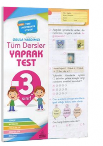 3. Sınıf Tüm Dersler Yaprak Test Okula Yardımcı | Kolektif | 4 Element