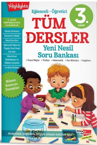 3. Sınıf Tüm Dersler Yeni Nesil Soru Bankası | Kolektif | Dikkat Atöly