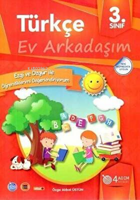 3. Sınıf Türkçe Ev Arkadaşım/4 Adım | Kolektif | 4 Adım Yayınları