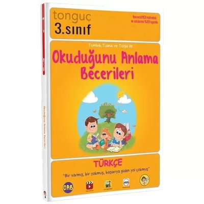 3.Sınıf Türkçe Okuduğunu Anlama Becerileri | Kolektif | Tonguç Akademi