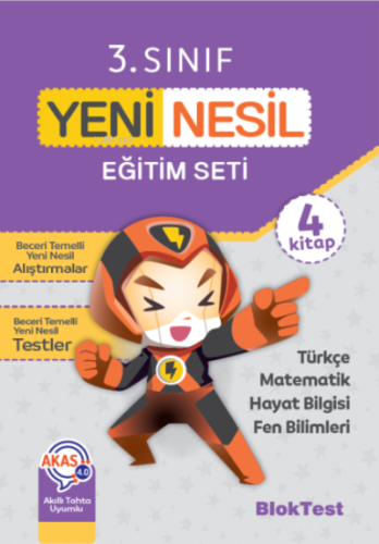 3.Sınıf Yeni Nesil Eğitim Seti | Kolektif | Bloktest Yayınları