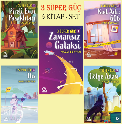 3 Süper Güç-5 Kitap Set | Nazlı Seyyah | Gelecek Atölyesi