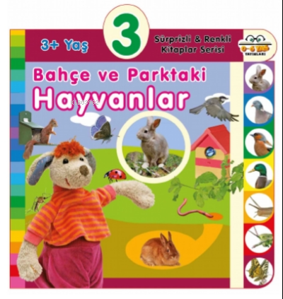 3+ Yaş Bahçe ve Parktaki Hayvanlar | Olala Books | 0-6 Yaş Yayınları