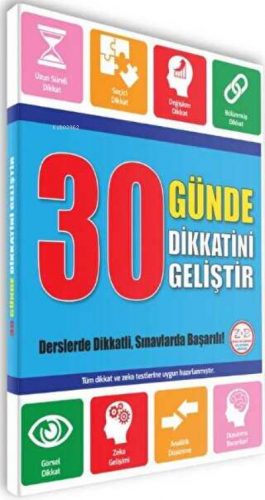 30 Günde Dikkatini Geliştir 6-12 Yaş Yükselen Zeka | Kolektif | Yüksel