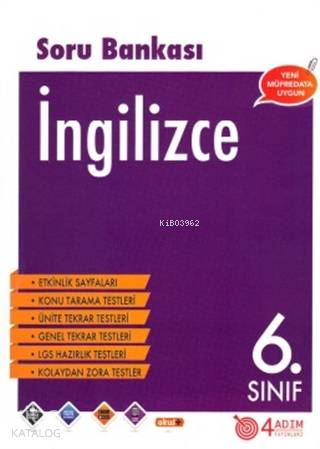 4 Adım - 6. Sınıf İngilizce Soru Bankası | Kolektif | Doğru Orantı Yay