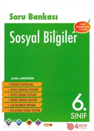 4 Adım - 6. Sınıf Sosyal Bilgiler Soru Bankası | Kolektif | Doğru Oran