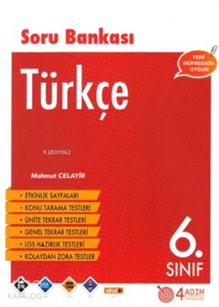 4 Adım - 6. Sınıf Türkçe Soru Bankası | Kolektif | Doğru Orantı Yayınl