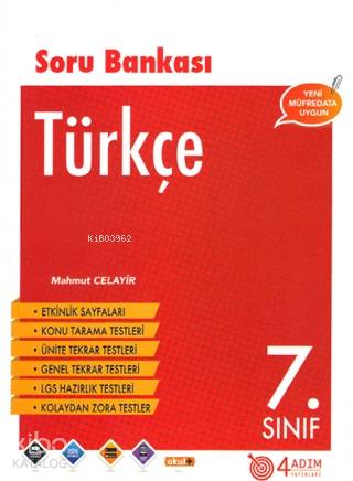 4 Adım - 7. Sınıf Türkçe Soru Bankası | Kolektif | Doğru Orantı Yayınl