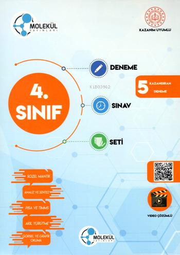 4. Sınıf 5'Li Kazandıran Deneme Seti 2020 | Kolektif | Molekül Yayınla