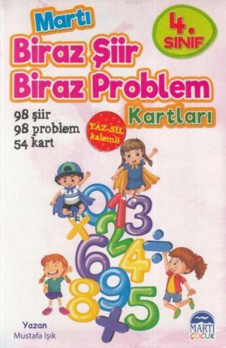 4. Sınıf Biraz Şiir Biraz Problem Kartları - Yaz Sil Kalemli | Mustafa