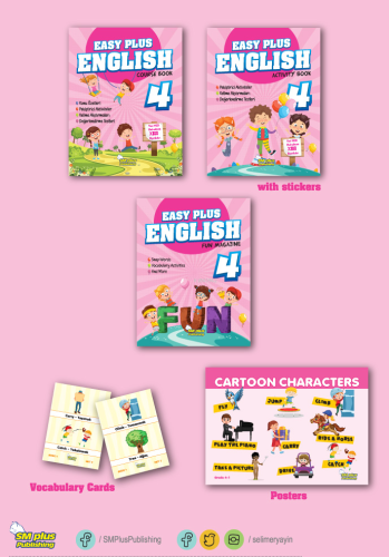 4. Sınıf Easy Plus English Set (Full Set Kartlı) | Kolektif | SM Plus 