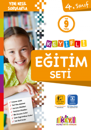 4. Sınıf Keyifli Eğitim Seti (9 Kitap) | Kolektif | Kaliteli Eğitim Ya