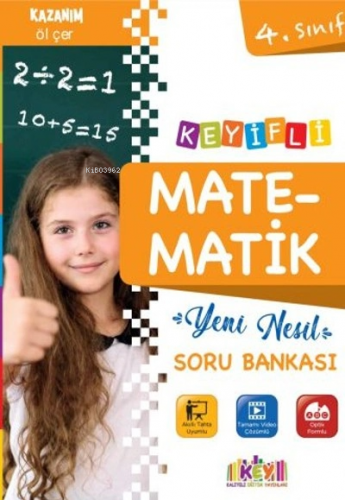 4. Sınıf Keyifli Matematik Yeni Nesil Soru Bankası | Kolektif | Kalite