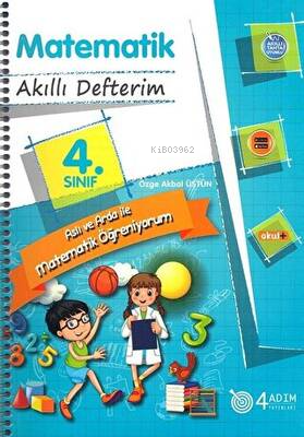 4. Sınıf Matematik - Akıllı Defterim | Özge Akbal Üstün | 4 Adım Yayın