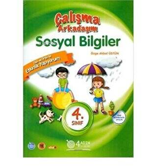 4. Sınıf Sosyal Bilgiler Çalışma Arkadaşım/4 Adım | Kolektif | 4 Adım 