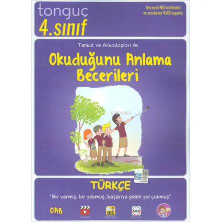 4. Sınıf Türkçe Okuduğunu Anlama Becerileri | Kolektif | Tonguç Akadem